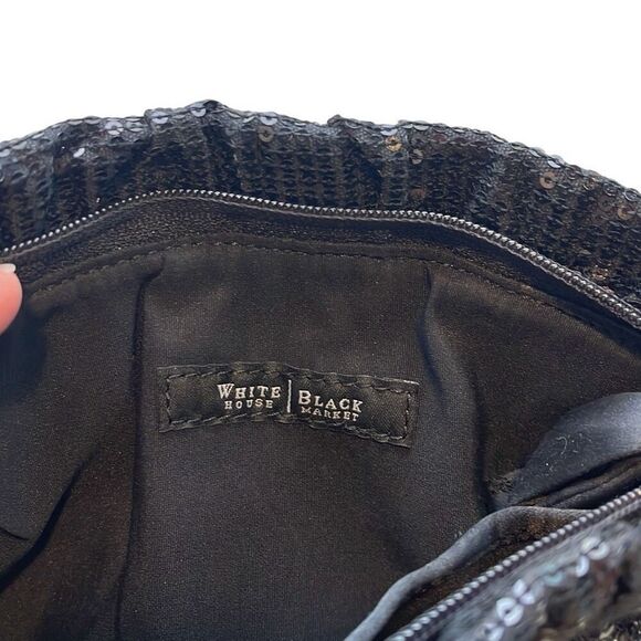 White House, black market, black sequin bag - Picture 2 of 4